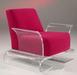 Antique High Transparent Acrylic Couch Chair Acrylic Furniture