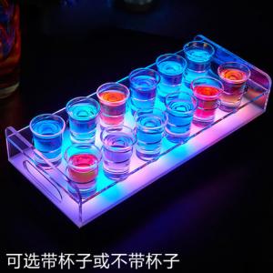 Customized LED Acrylic Wine Display Acrylic LED Bottle Display Stand