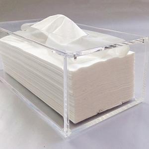 Tallinn transparent acrylic tissue box ordered display