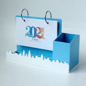 Acrylic PMMA Desk Calendar with Storage Box China Manufacturer