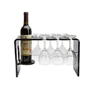 Bar special red wine acrylic glass rack factory display