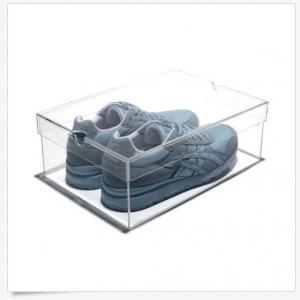 Customize Atd-128 Laser Engraved Acrylic Clear Shoe Box