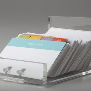 Acrylic card holder stand