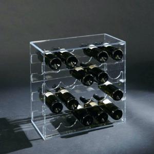 Acrylic wine display rack CLAW-23