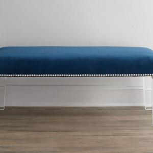 Transparent Acrylic Long Stool Sofa Manufacturer C display