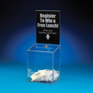 Customize Clear Acrylic Donation Suggestion Vote Box