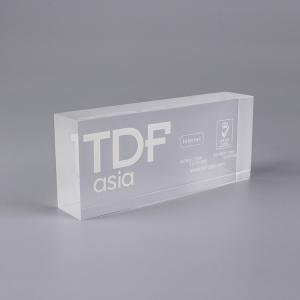 Personalized 3D Clear Acrylic Blocks China Manufacturer