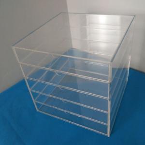 Clear Acrylic Cosmetic Makeup Organizer Countertop with Drawer