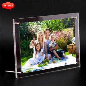 Acrylic Picture Frame Stand, Acrylic Sandwich Photo Frame with Screws