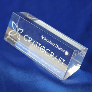 Customize Clear Office Gift Acrylic Paperweight