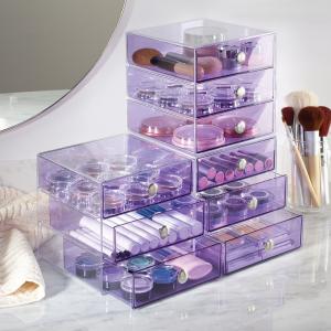 3 Drawer Stackable Acrylic Cosmetic Display Box