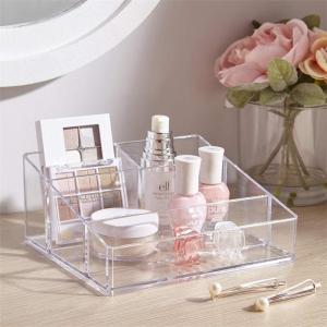 Custom Acrylic Makeup Drawer Box Case Organize Acrylic Cosmetic Organizer