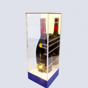 Clear Acrylic Wine Display Box with LED Light