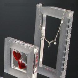 Clear Acrylic Jewelry Display