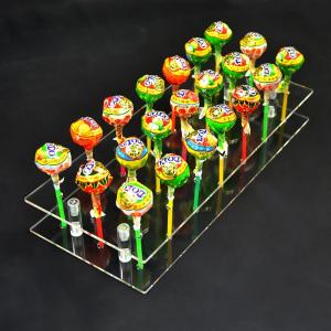 21 Hole Clear Acrylic Cake Pop Lollipop Display