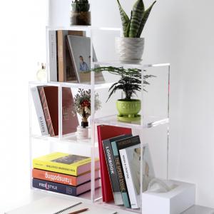 Home Appliances Clear Acrylic Bookshelf