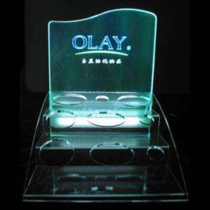 New York Acrylic Olay Oil Display Stand display