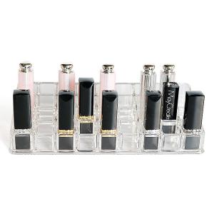 Makeup Cosmetic Lip Gloss Display Storage Boxes Clear Red Green Blue Black White Acrylic Lipstick Ho