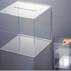 Clear acrylic box with sliding