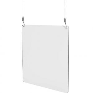Wholesale Acrylic Hanging Sneeze Guard Plexiglass Protective-Shield Acrylic Partition