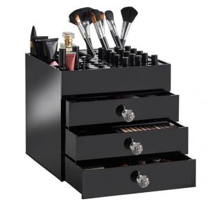 Acrylic Cosmetics Makeup Display Storage Organiser Drawer Beauty Case Box