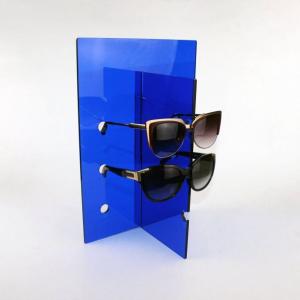Blue Color Flat Shipping Sunglass Display Stand
