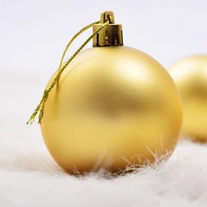 Christmas Gifts Plastic Gold Ball