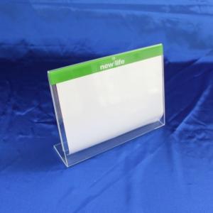 Customize Clear Desktop Plexiglass Acrylic Menu Stand