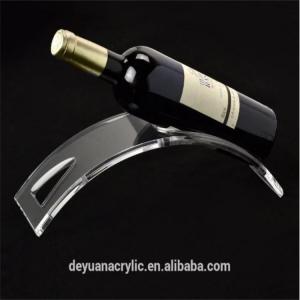 Transparent Acrylic Wine Bottle Display Rack, Display Stand