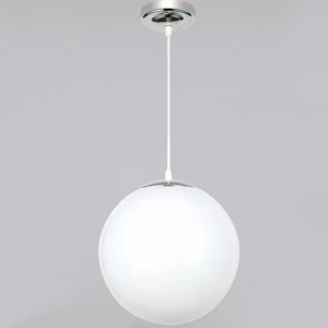 Hanging acrylic pc ball lamp manufacturer display