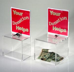 Customize Clear Acrylic Suggestion Vote Box