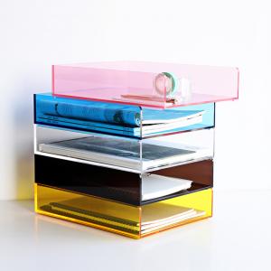 Multi Color Acrylic Document Rack