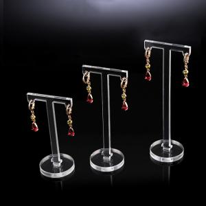 Acrylic T display stand for jewelry CLJD-18