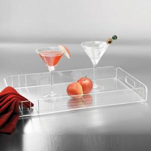 Customize Home Sever Use Clear Acrylic Tray