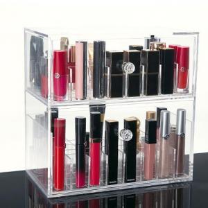 Supermarket Lipstick Display Boxes Simple Style Acrylic Lip Gloss Storage Case