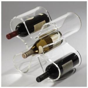 Acrylic Wine Bottle Display Rack on Sale