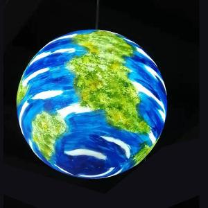 Earth shape pc big ball decoration lamp factory cu display