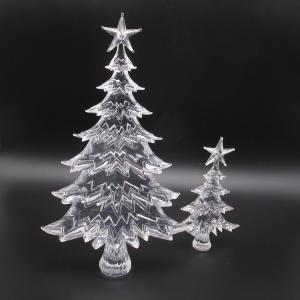 Custom High Clear Plastic Acrylic Crystal Christmas Tree Christmas Decoration