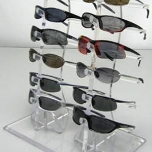 Custom Clear Acrylic Eyewear Display Stand. Sunglasses Display, Eyeglass Display