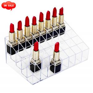 Lipstick Holder, 40 Spaces Clear Acrylic Lipstick Organizer, Cosmetic Makeup Organizer for Lipgloss,