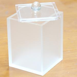 Frosted Clear Acrylic Tea Holder Box