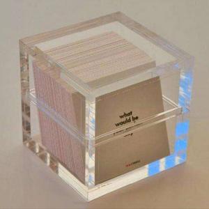 Oslo transparent acrylic business card box order display