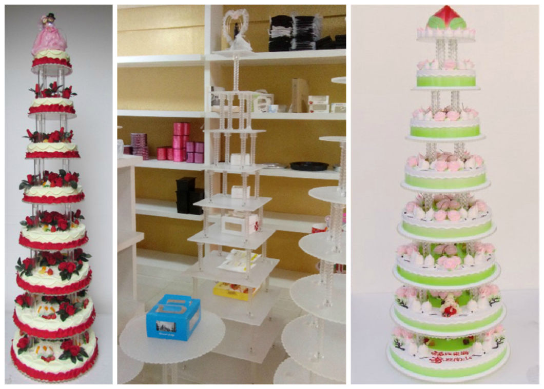 Grand Creative Wedding Party Tree Tower Acrylic Cupcake Display Stand