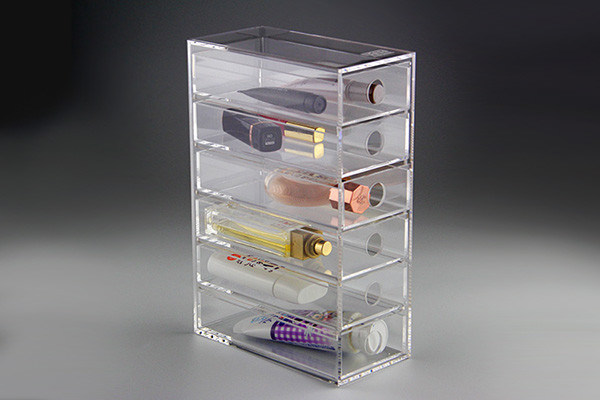 high Transparent Acrylic Jewelry Cosmetic Display Box