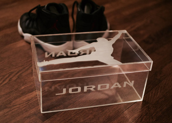 Custom Acrylic Transparent Top Grade Shoe Box