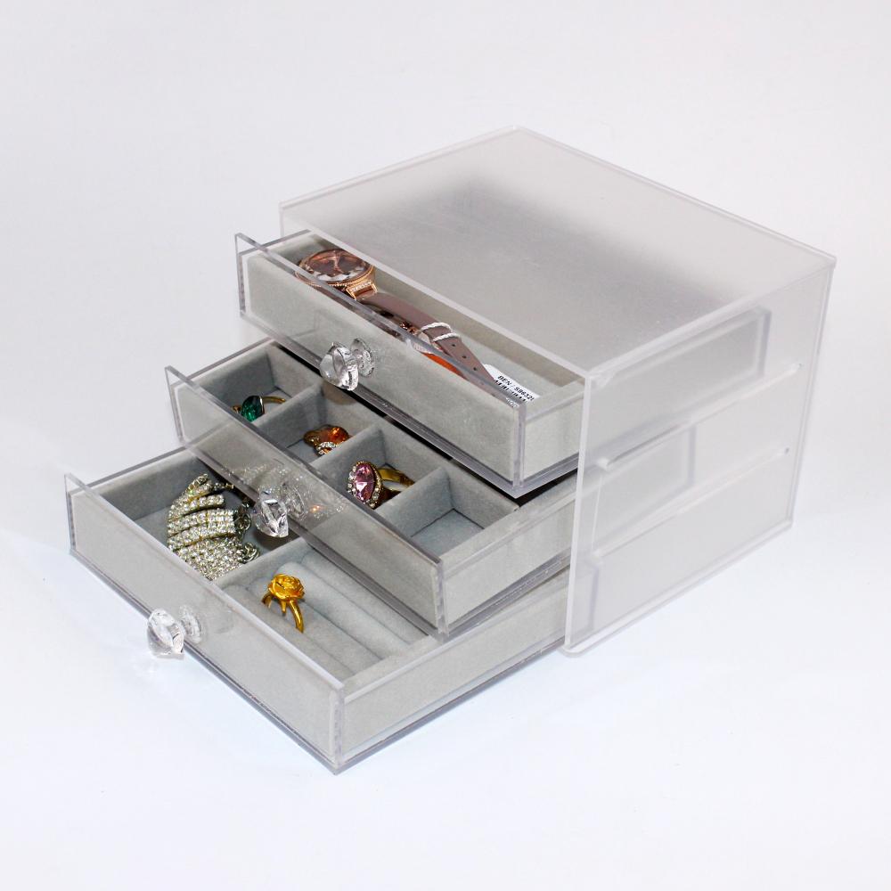 High quality new clear acrylic jewelry storage box China Manufacturer