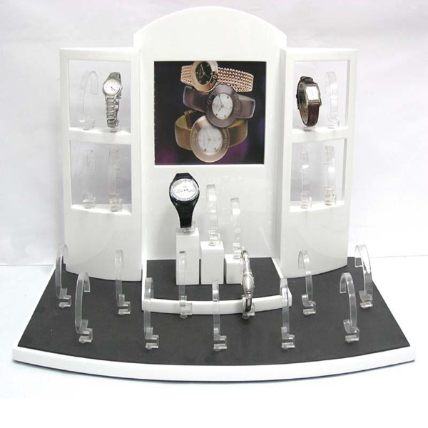 Acrylic Watch Jewelry Display Stand Counter Display Exhibition Stand