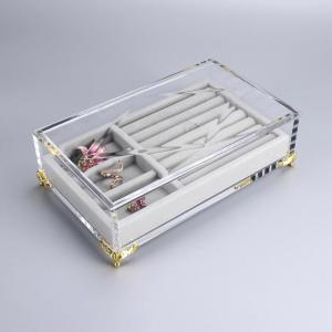 Acrylic jewelry storage box use for ring China Manufacturer