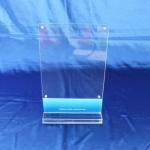 Customize Clear Desktop Acrylic Display Sign Stand Holder