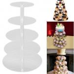 Countertop Free Standing Acrylic Wedding Cake Stand